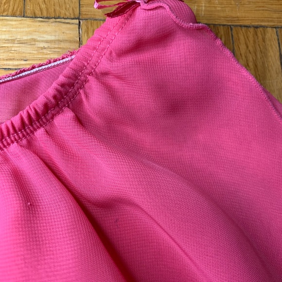 Lightweight Pink Layered Girls Ballet Dance Skirt - Picture 3 of 7